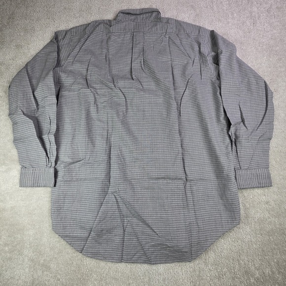 Ralph Lauren Cotton Yarmouth Long Sleeve Dress Shirt Men's Size 16 34/35 Gray - Picture 3 of 6